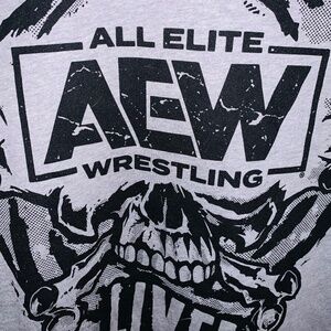 MENS RARE ALL ELITE WRESTLING T SHIRT